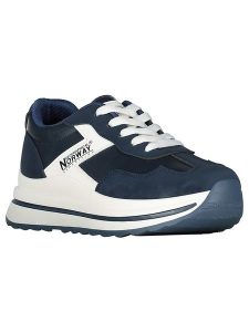 Geographical Norway Sneakersy "Orose" w kolorze granatowym rozmiar: 40. Niebieskie trampki Geographical Norway, bez wzorów, bez zapięcia. Za 150,37 zł.