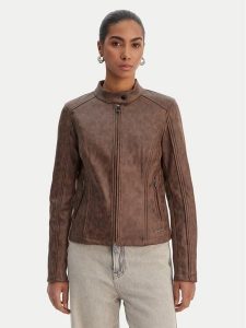 Desigual Kurtka przejściowa 26SWEW10 Brązowy Regular Fit. Brązowe kurtki Desigual, xl, bez wzorów, z wiskozy, bez kaptura. Za 539,99 zł.