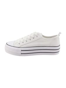 Tom Tailor Sneakersy w kolorze białym rozmiar: 36. Białe trampki Tom Tailor, bez wzorów, bez zapięcia. Za 118,56 zł.