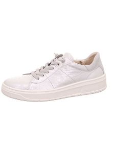 Legero Skórzane sneakersy "Rejoise" w kolorze srebrnym rozmiar: 40. Szare trampki Legero, bez wzorów, bez zapięcia. Za 263,53 zł.