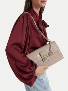 Nine West Torebka EO-SLEEK FORM-TK25740A Beżowy. Brązowe listonoszki Nine West, bez wzorów, ze skóry, bez dodatków. Za 329,99 zł.