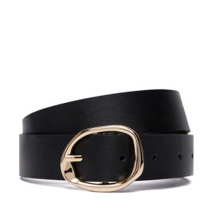 Pasek Tommy Hilfiger. Czarne paski TOMMY HILFIGER, bez wzorów. Za 269,99 zł.