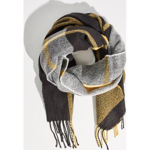 Szalik - Żółty. Szaliki marki Sinsay. Za 39,99 zł.