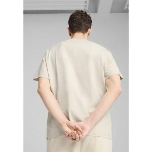 Koszulka unisex Essentials Elevated PUMA Alpine Snow White. Białe koszulki sportowe Puma, bez wzorów, z materiału, bez ramiączek. Za 109,00 zł.