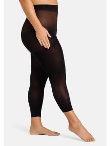 Camano Legginsy "Basic Curvy" w kolorze czarnym - 60 DEN rozmiar: 44/46. Czarne legginsy Camano, bez wzorów. Za 43,99 zł.