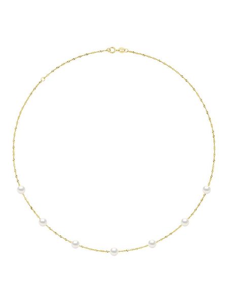 ATELIERS SAINT GERMAIN Złoty naszyjnik z perłami - dł. 42 cm rozmiar: onesize. Białe naszyjniki ATELIERS SAINT GERMAIN, z perłą, złote. Za 808,81 zł.
