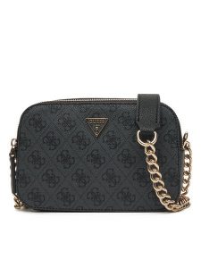 Guess Torebka Noelle II HWBG96 72140 Szary. Szare torebki klasyczne Guess, z aplikacjami, ze skóry, bez dodatków. Za 379,99 zł.