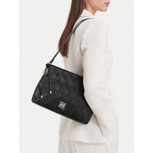 Torebka Nine West. Czarne torebki klasyczne Nine West, bez wzorów, bez dodatków. Za 199,99 zł.