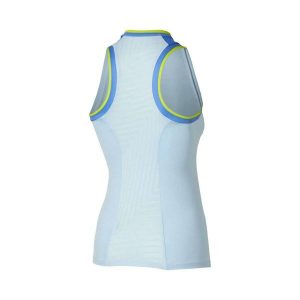Tank Top Mizuno Stragazer Women. Niebieskie topy Mizuno, s, bez wzorów, bez kołnierzyka, bez ramiączek. Za 149,99 zł.