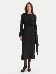 HUGO Sukienka codzienna Kadele-1 50547704 Czarny Regular Fit. Czarne sukienki Hugo, na co dzień, bez wzorów, z wiskozy, bez kołnierzyka, bez ramiączek, proste. Za 629,99 zł.