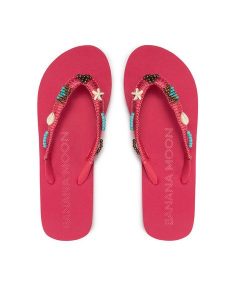 Banana Moon Japonki Lucero Tahuata JSR53 Różowy. Czerwone klapki Banana Moon, bez wzorów, z syntetyku, bez obcasa. Za 209,99 zł.