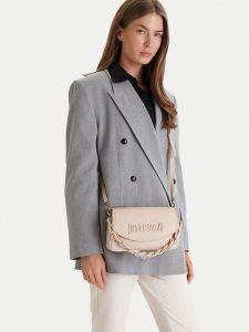 Just Cavalli Torebka 80RA4BC1 ZSD86 Beżowy. Brązowe torebki klasyczne Just Cavalli, bez wzorów, ze skóry, bez dodatków. Za 640,99 zł.