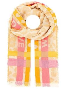 Zwillingsherz Szal ze wzorem rozmiar: onesize. Szaliki Zwillingsherz, bez wzorów, ze splotem. Za 152,62 zł.