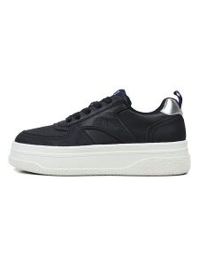 GAP Sneakersy "Paradise" w kolorze srebrno-czarnym rozmiar: 36. Czarne trampki GAP, bez wzorów, bez zapięcia. Za 131,74 zł.