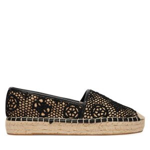 Espadryle Guess. Czarne espadryle Guess, z aplikacjami, bez obcasa. Za 479,99 zł.