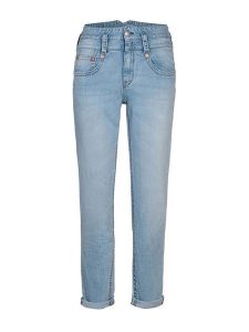 Herrlicher Dżinsy - Slim fit - w kolorze błękitnym rozmiar: W25. Niebieskie jeansy Herrlicher, bez wzorów, z podwyższonym stanem. Za 105,38 zł.
