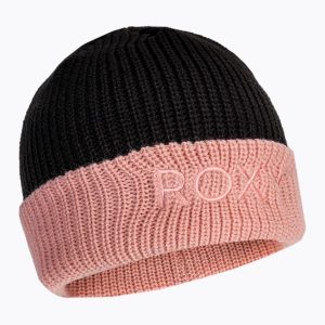 Czapka snowboardowa damska ROXY Freja. Fioletowe czapki Roxy, bez wzorów, z materiału, sportowe. Za 116,10 zł.