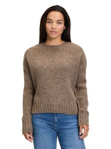 CARTOON Sweter w kolorze jasnobrązowym rozmiar: 36. Brązowe swetry oversize Cartoon, bez wzorów, z wełny, bez ramiączek. Za 105,38 zł.