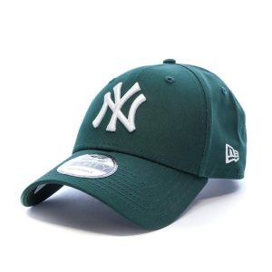 Czapka sportowa New Era 9FORTY NEYYAN 60471456 Jeden rozmiar. Zielone czapki New Era, bez wzorów, z bawełny, sportowe. Za 95,00 zł.