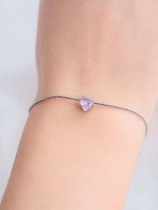 Heliophilia Bransoletka z elementem ozdobnym rozmiar: onesize. Szare bransoletki Heliophilia, z cyrkonią, metalowe. Za 21,99 zł.