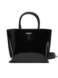 Guess Torebka Arnela Mini HWNY94 96750 Czarny. Czarne torebki klasyczne Guess, z aplikacjami, ze skóry, bez dodatków. Za 589,99 zł.