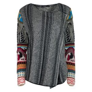 Desigual Sweter Damski Kampala S Wielobarwny. Kardigany marki Desigual. W wyprzedaży za 377,00 zł.