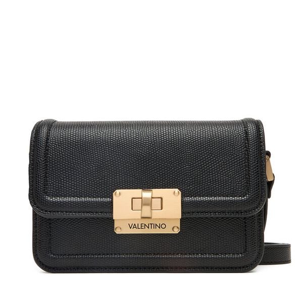 Torebka Valentino. Czarne listonoszki Valentino, bez wzorów, bez dodatków. Za 309,99 zł.