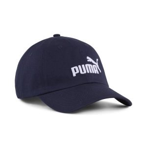 Czapka z daszkiem z logo No. 1 ESS PUMA. Niebieskie czapki Puma, bez wzorów, sportowe. Za 69,00 zł.