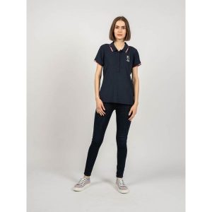 Koszulka polo do golfa damska Auroa. Niebieskie bluzki North Sails, s, bez wzorów, z poliesteru, sportowe, bez kołnierzyka, bez ramiączek. Za 250,00 zł.