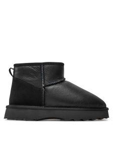 EMU Australia Śniegowce Sharky Micro Town W13154 Czarny. Czarne buty zimowe EMU Australia, ze skóry, bez obcasa, bez zapięcia. Za 699,00 zł.