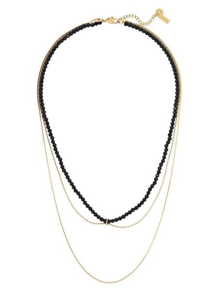 TATUUM Naszyjnik "Olda" z agatami - dł. 43 cm rozmiar: onesize. Czarne naszyjniki Tatuum, z agatem, ze stali. Za 128,63 zł.