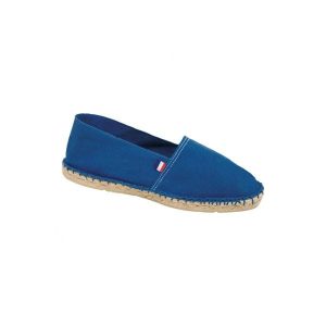Espadryle Kariban Made in France. Niebieskie espadryle KARIBAN, bez wzorów, bez obcasa. Za 136,00 zł.