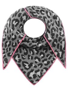 Zwillingsherz Chusta trójkątna w kolorze szaro-czarnym z dodatkiem wełny - 200 x 100 cm rozmiar: onesize. Czarne apaszki i chusty Zwillingsherz, bez wzorów, z materiału. Za 210,81 zł.