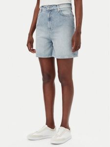 HUGO Szorty jeansowe Gelita 50538863 Niebieski Relaxed Fit. Niebieskie szorty Hugo, bez wzorów, z bawełny. Za 279,99 zł.