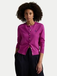 Polo Ralph Lauren Kardigan 211971871010 Fioletowy Slim Fit. Fioletowe kardigany Polo Ralph Lauren, z bawełny. Za 519,99 zł.