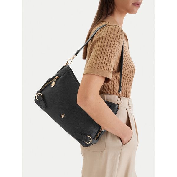 Torebka Beverly Hills Polo Club. Czarne torebki klasyczne Beverly Hills Polo Club, bez wzorów, bez dodatków. Za 259,99 zł.