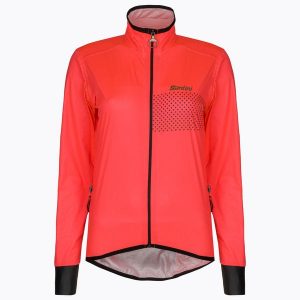Kurtka rowerowa damska Santini Guard Nimbus. Czarne kurtki SANTINI, l, bez wzorów, bez kaptura. Za 349,99 zł.