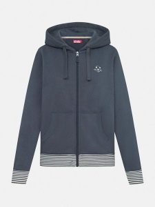 Derbe Bluza w kolorze granatowym rozmiar: S. Niebieskie bluzy Derbe, s, bez wzorów, z bawełny, bez kaptura. Za 183,15 zł.