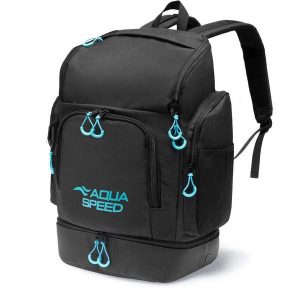 Plecak pływacki na basen i trening AQUA SPEED Racepack kol. 74 42 L. Czarne plecaki Aqua-Speed. Za 199,00 zł.