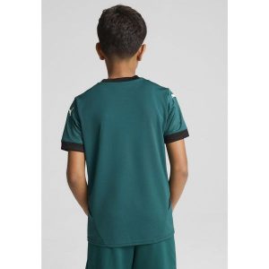Młodzieżowa koszulka wyjazdowa RC Lens 24/25 PUMA Varsity Green Black. Czarna bluzki Puma, m, bez wzorów, ze lnu, młodzieżowe, bez kołnierzyka, bez ramiączek. Za 359,00 zł.