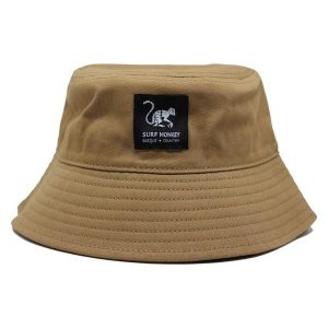 Kapelusz / Czapka - 100% Bawełna / Dorośli / Bez sznurka (Brązowy). Brązowe kapelusze SURF MONKEY, bez wzorów, z bawełny. Za 159,95 zł.