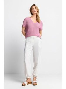 Rich & Royal Sweter w kolorze jasnoróżowym rozmiar: XL. Różowe swetry oversize Rich & Royal, xl, bez wzorów, ze splotem, bez ramiączek. Za 202,03 zł.