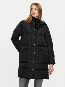 Lee Płaszcz zimowy 112355161 Czarny Relaxed Fit. Czarne płaszcze Lee, na zimę, xl, bez wzorów, z syntetyku, bez kaptura. Za 369,00 zł.