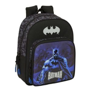 Plecak szkolny BATMAN Poliester 300D. Czarne plecaki Batman. Za 137,85 zł.