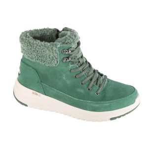 Buty zimowe damskie, On-The-Go Stellar - Winterize. Zielone buty trekkingowe Skechers, bez zapięcia. Za 379,99 zł.