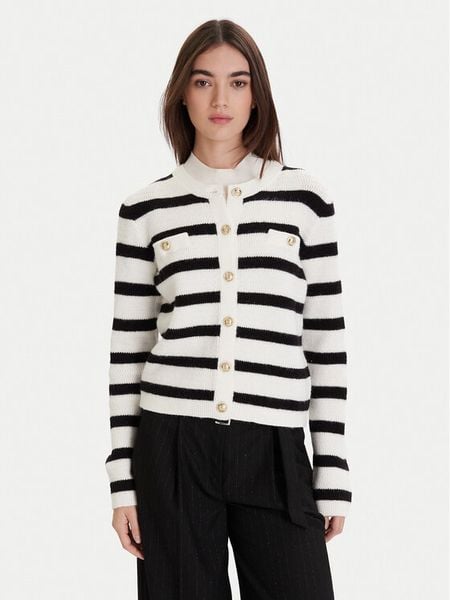 Morgan Kardigan 252-MROXA Czarny Regular Fit. Czarne kardigany Morgan, z syntetyku. Za 216,75 zł.