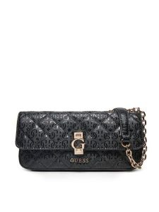 Guess Torebka HWGG95 22210 Czarny. Czarne torebki klasyczne Guess, z aplikacjami, ze skóry, bez dodatków. Za 309,99 zł.