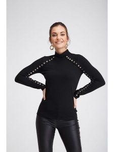 Milan Kiss Koszulka w kolorze czarnym rozmiar: XL. Czarne bluzki Milan Kiss, xl, bez wzorów, bez kołnierzyka, bez ramiączek. Za 136,78 zł.