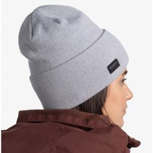 Czapka zimowa Buff Lifestyle Knitted Hat. Szare czapki Buff, bez wzorów, sportowe. Za 67,99 zł.