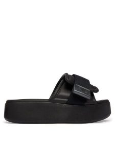 Melissa Klapki Melissa Free Fuzzy Slide Platform Ad 37835 Czarny. Czarne klapki Melissa, bez wzorów, z tworzywa sztucznego, bez obcasa. Za 427,99 zł.